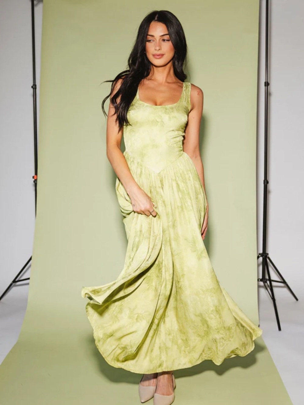 BETTY MAXI DRESS // GREEN *ZOCO EXCLUSIVE*